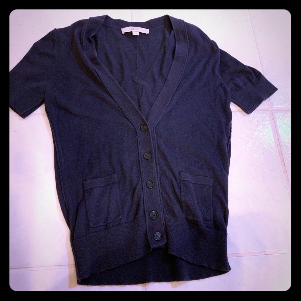 Loft Pima cotton v neck cardigan